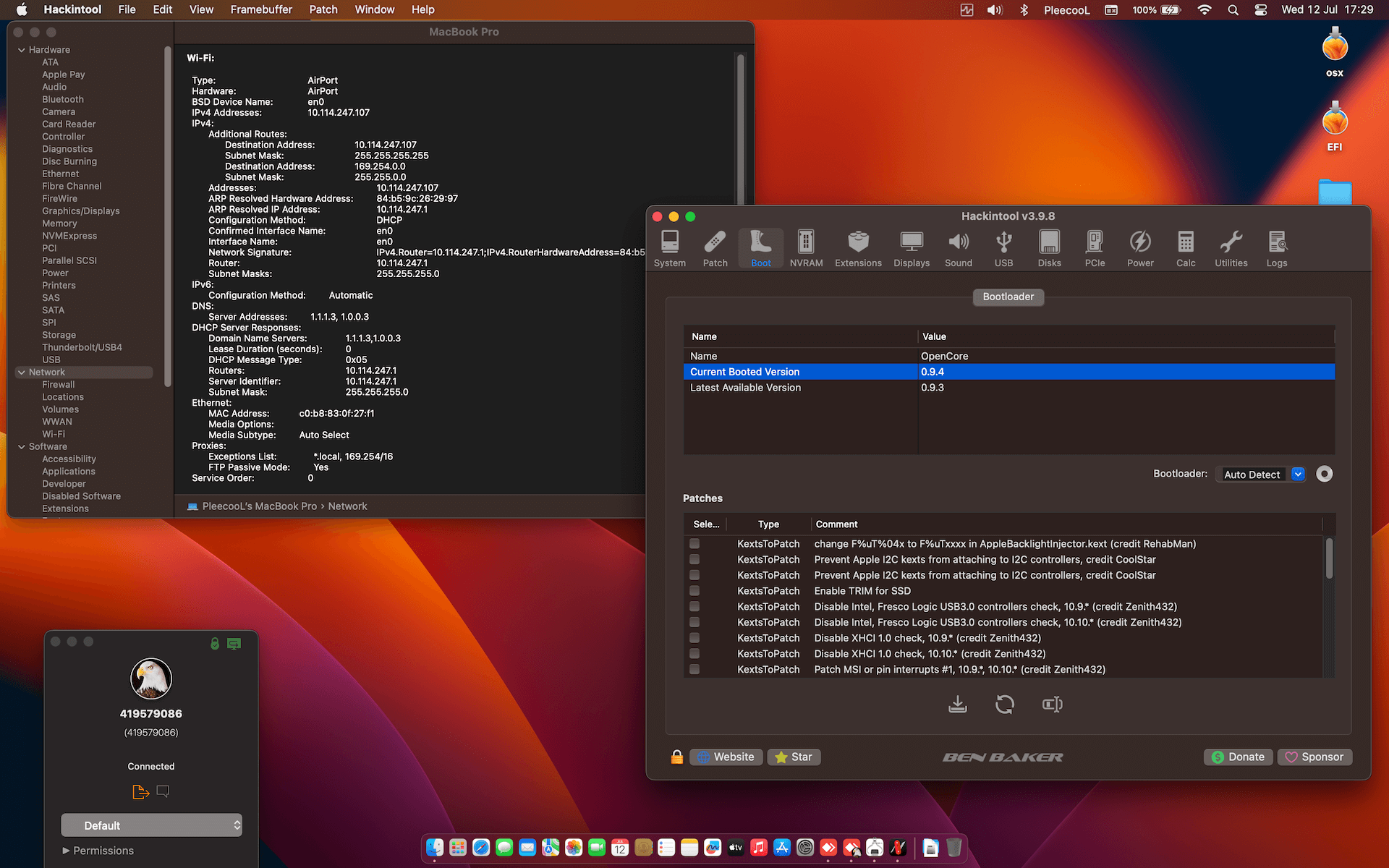 Lenovo Ideapad S540 13IML 2nd [Intel UHD 10Th Gen + I2C]   OpenCore 1